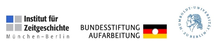 Logo: Institut für Zeitgeschichte München - Berlin, Bundesstiftung zur Aufarbeitung der SED-Diktatur, Humboldt-Universität zu Berlin